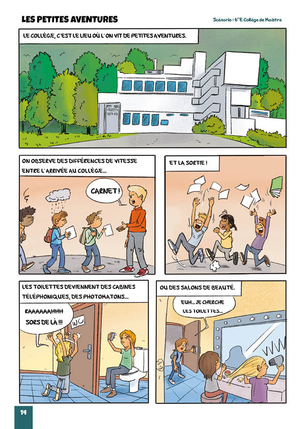 Bande dessinée pédagogique harcèlement