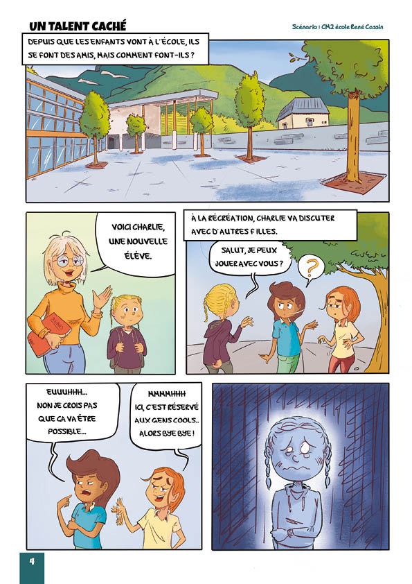 Bande dessinée pédagogique harcèlement