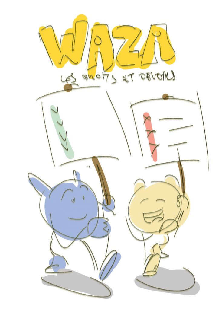 Brouillon couverture mini bande dessinée