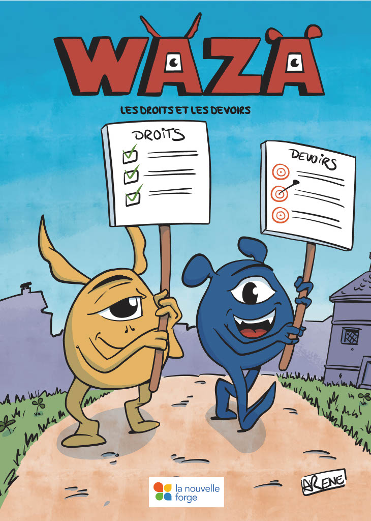 Couverture Mini BD jeunesse - Illustrateur freelance