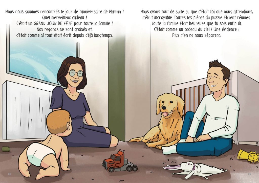 Illustrations Livre enfant Petit coeur