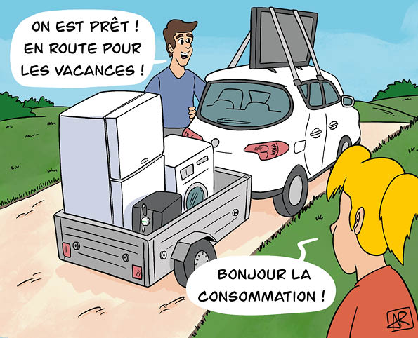 Illustration août – Gestes écologiques