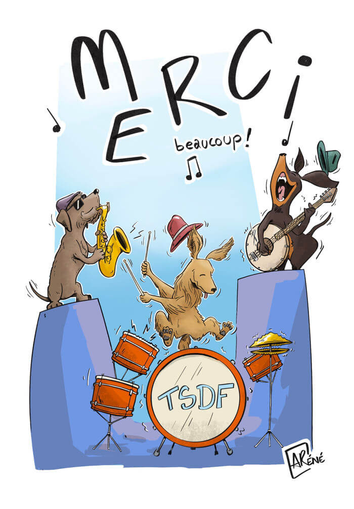 Dessin carte postale