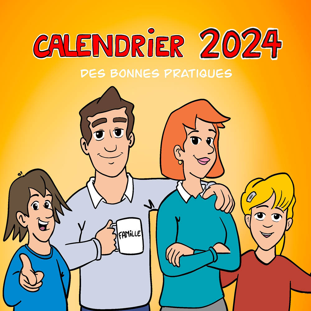 calendrier personnalisé illustré