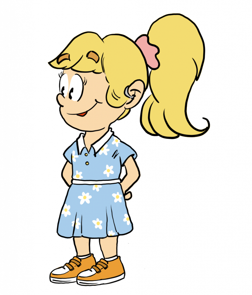 Illustration d’un enfant appareillé dans un livre jeunesse