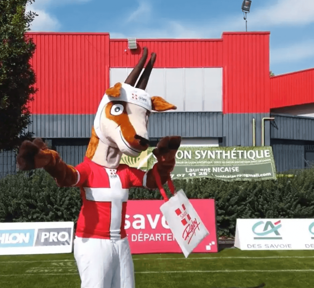 Création mascotte rugby