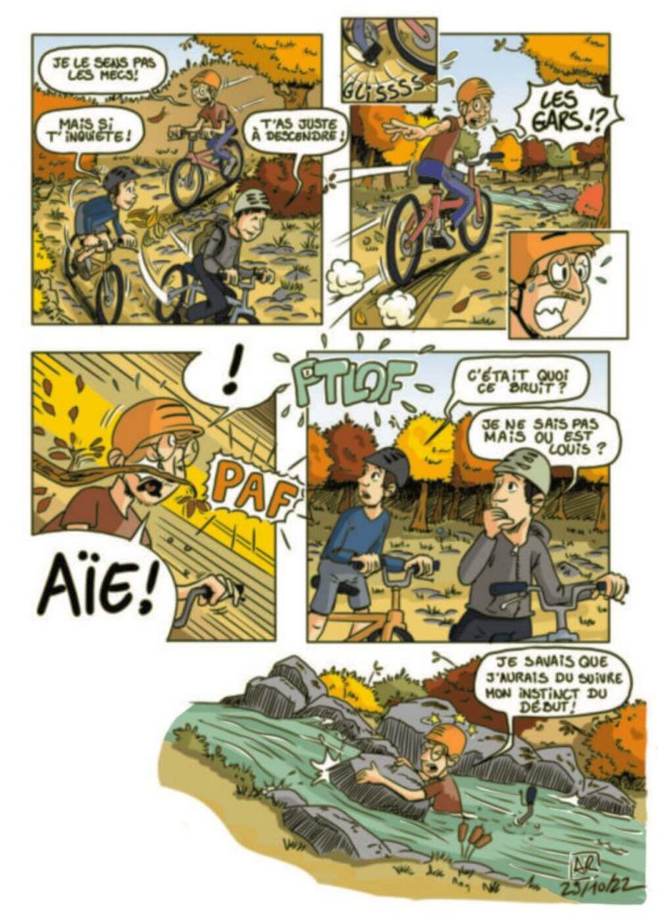 BD cadeau anniversaire : aventure en vélo