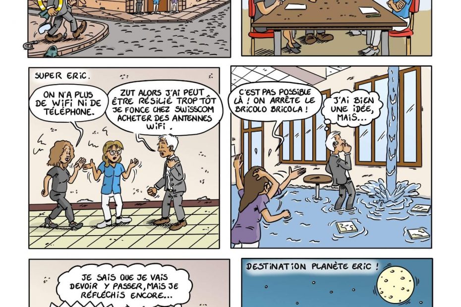 Bande dessinée cadeau de retraite