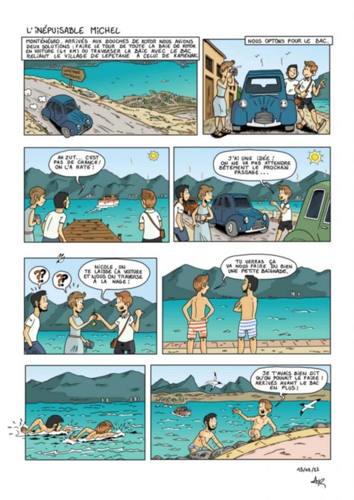 BD de famille - Natation