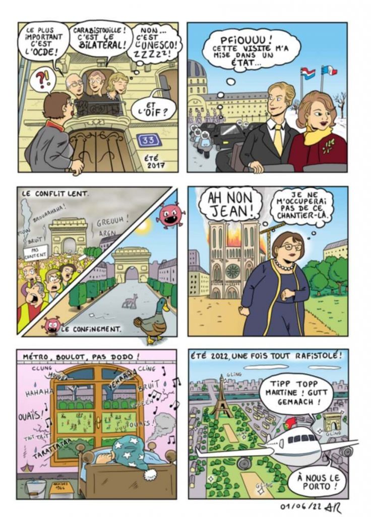 BD hommage carrière - BD retraite