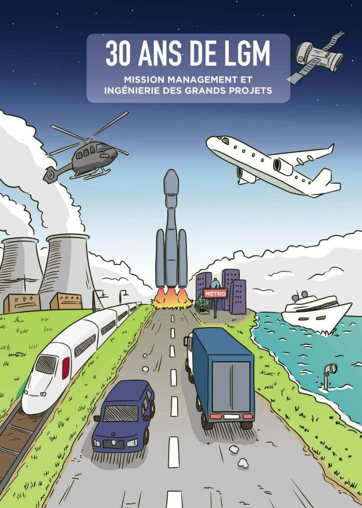 Couverture de la Bande dessinée anniversaire entreprise