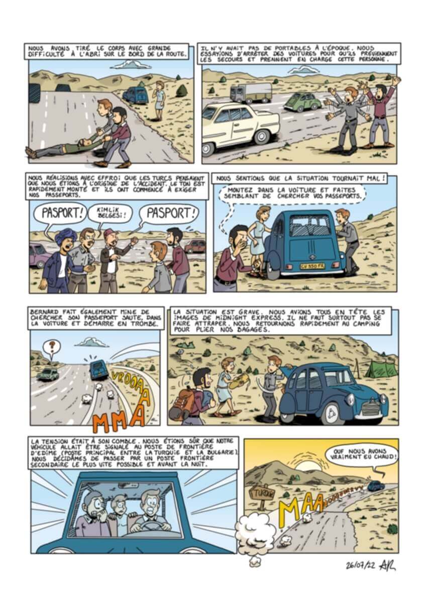 Un aventure BD en Turquie.