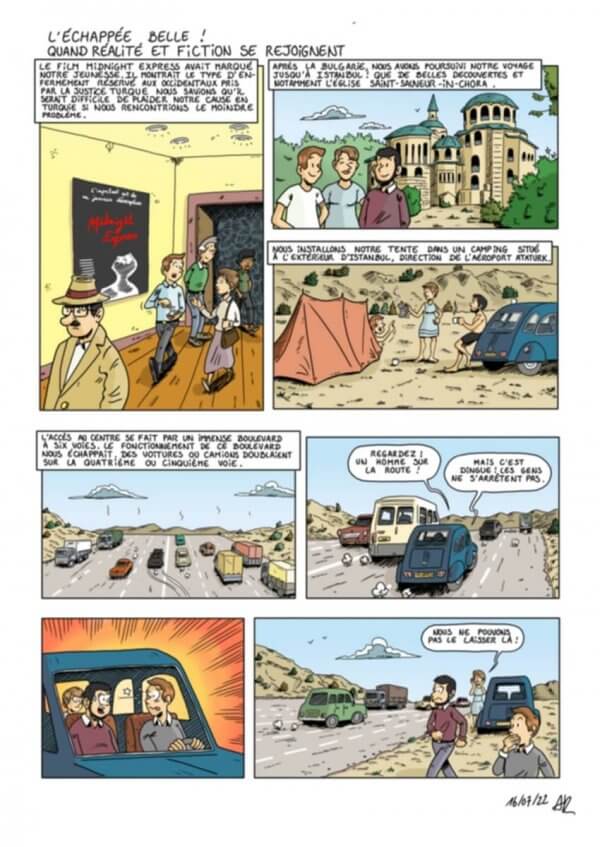 Bande dessinée Voyage en famille