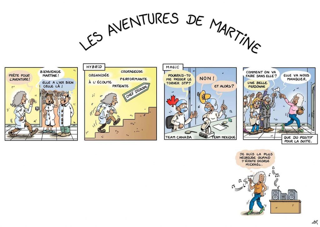 Un strip bd retraite comme cadeau de départ à la retraite