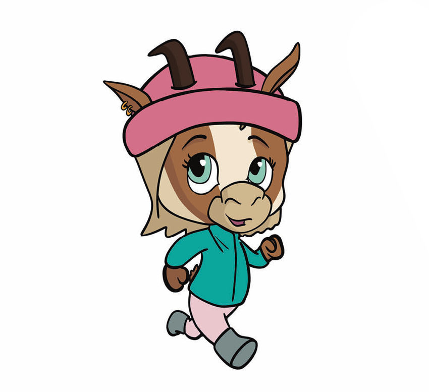 Illustration animal mascotte déclinaison