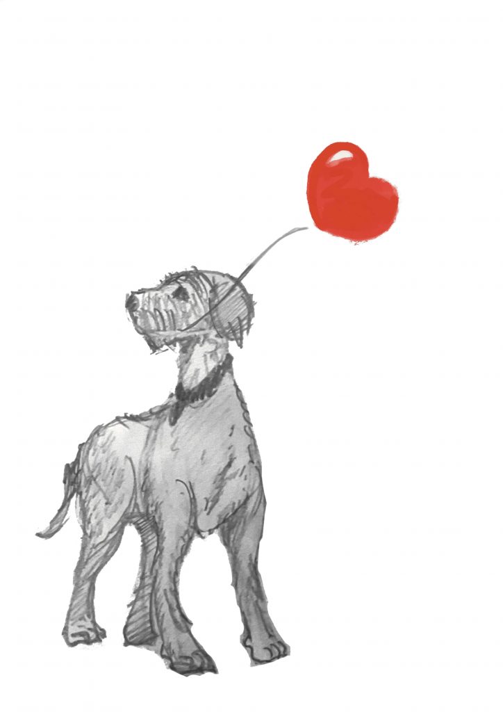 Illustration carte Saint valentin 2