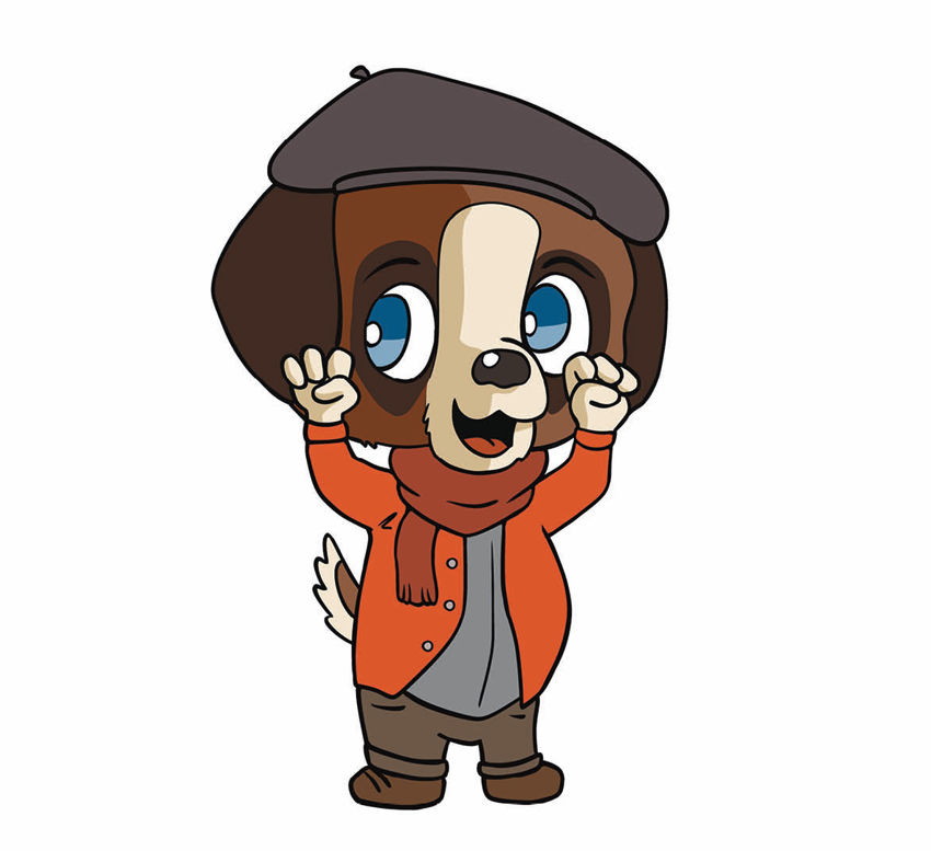 Mascotte Saint Bernard Savoyard