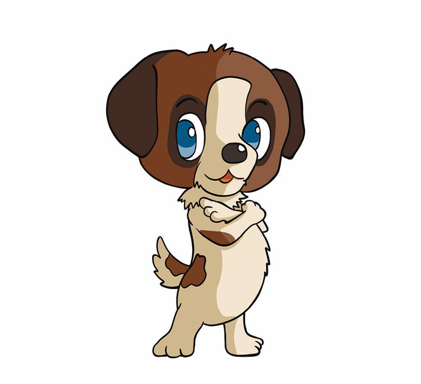 Mascotte Saint Bernard