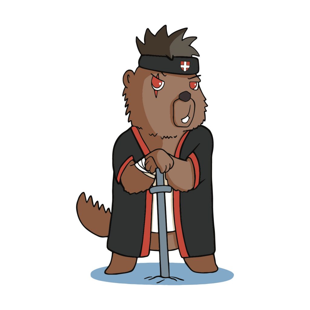 Warmotte une mascotte de marmotte