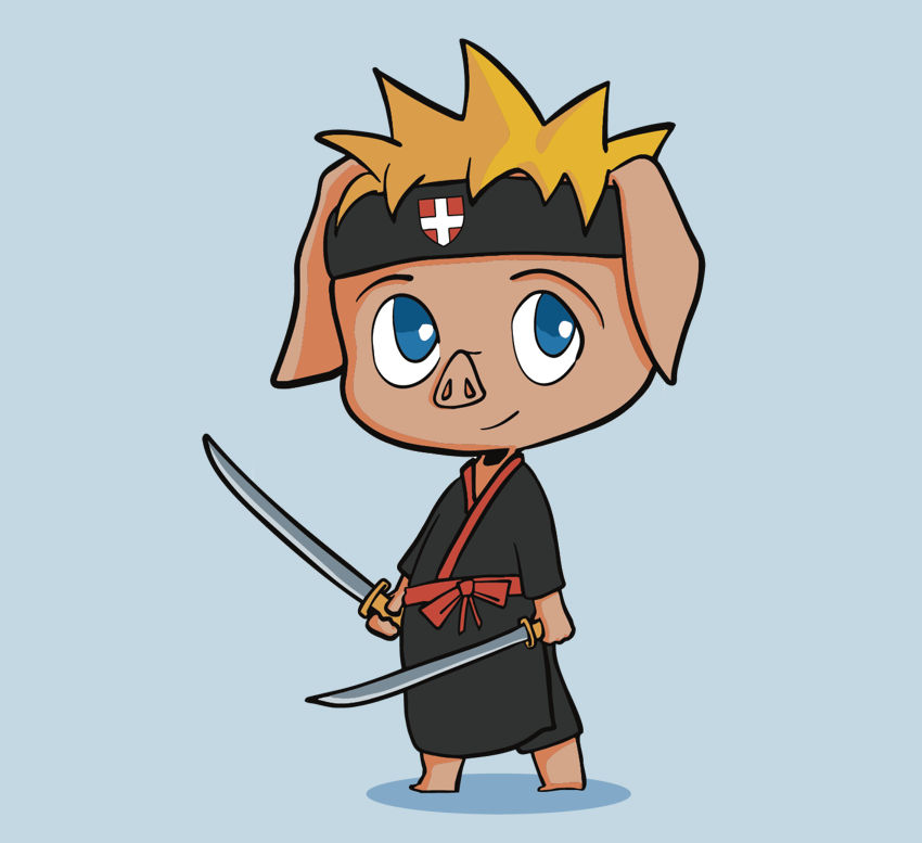 Mascotte restaurant illustrée